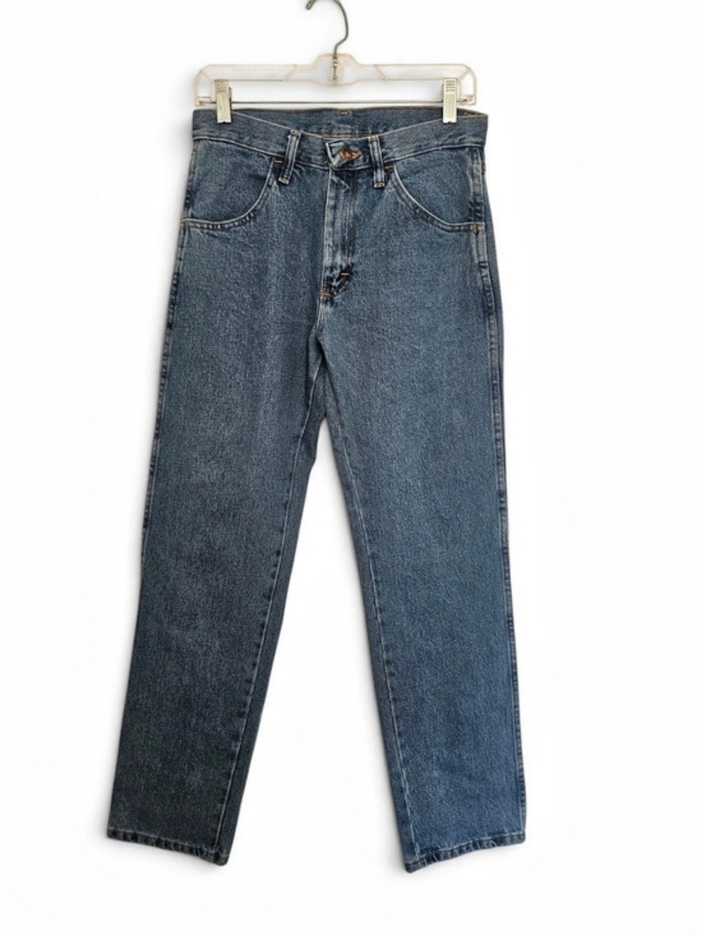 Rustler Men's Jeans 29x30 Straight Leg Blue Denim 100% Cotton Western 90s